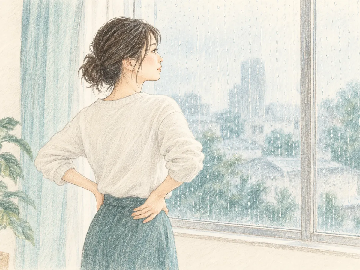 雨の日に腰やひざが重いのは気のせい?|研究でわかっていることと、雨の日の過ごし方