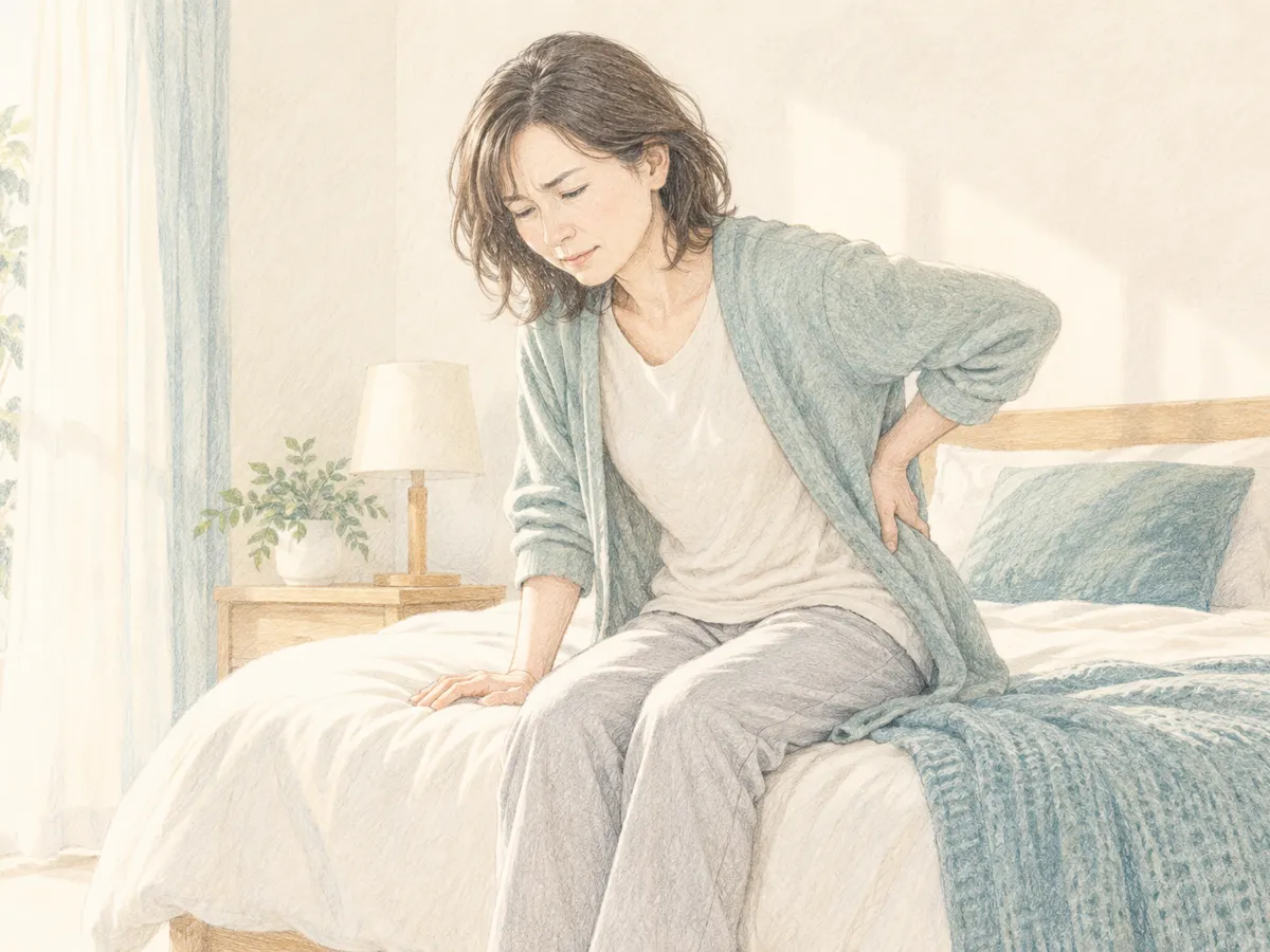 朝、起きると腰が痛い|寝ている間に起きていることと、寝具・寝姿勢・起き方の見直し