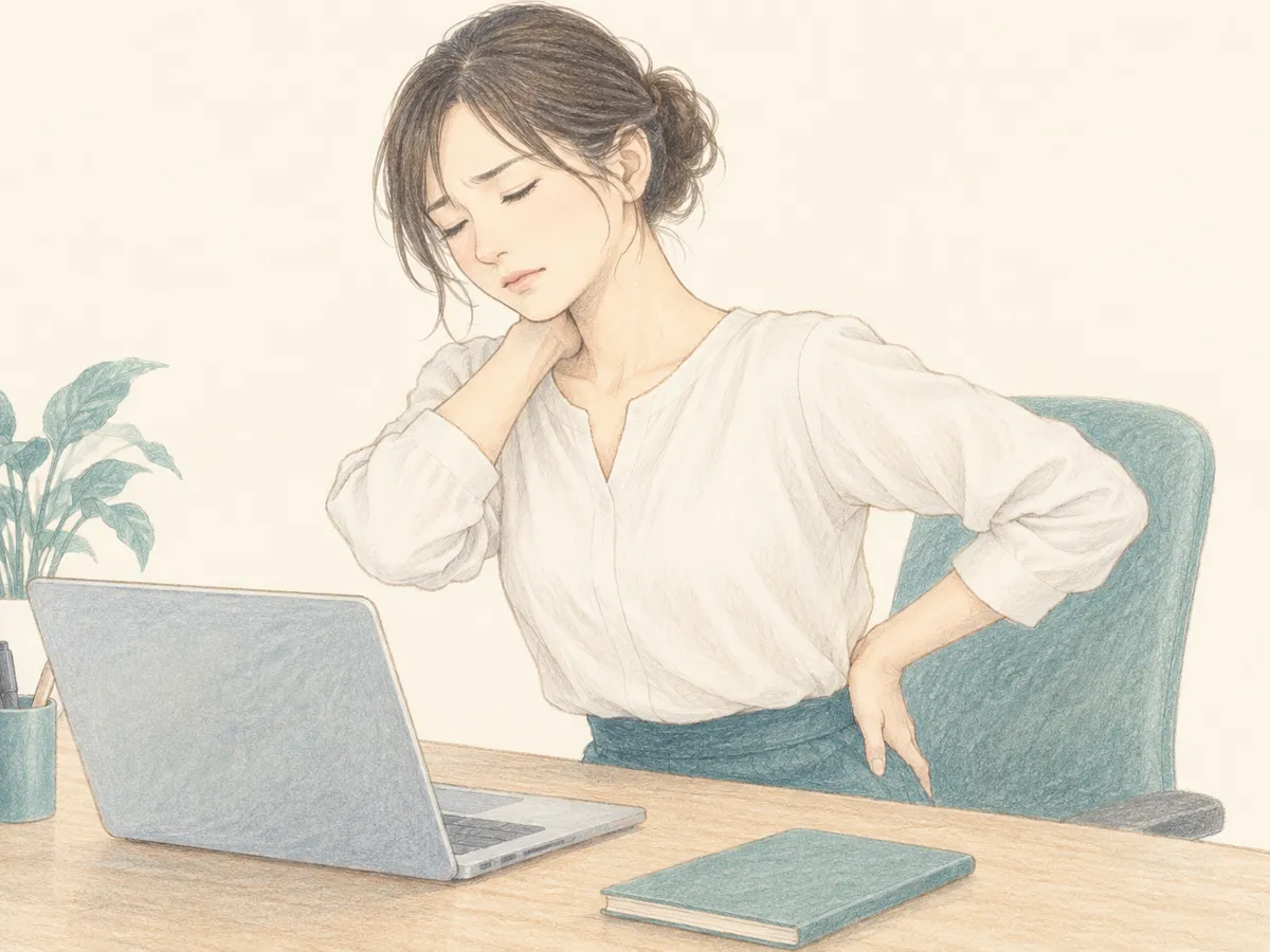 肩こり・首こりと、腰のつながり｜背骨は一本。首の振り向きと右と左の差から見直す