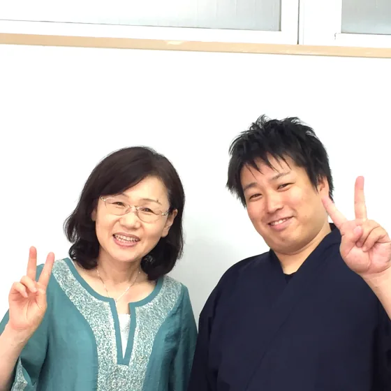 お客様と院長