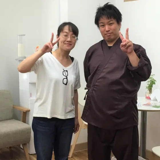 お客様と院長